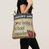 Tote Bag Aimer être conseiller d'orientation | Nom DIY (De près)