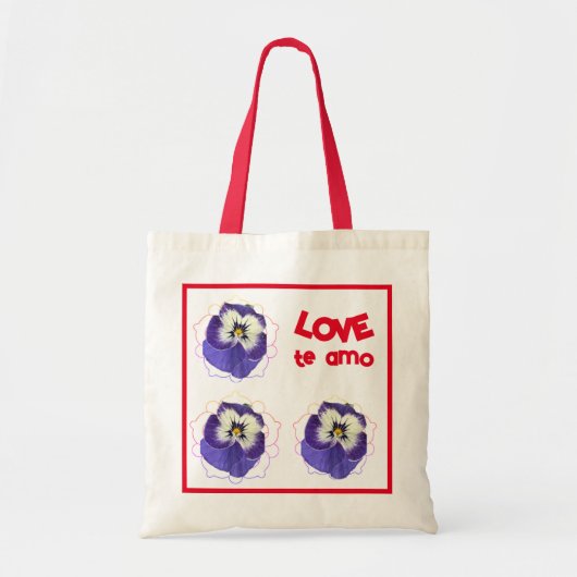 Tote Bag Aimer le Amo (Devant)