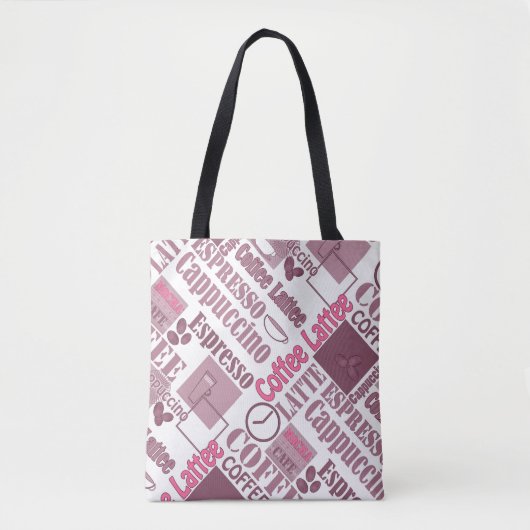 Tote Bag Aimer le café (Devant)