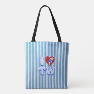 Tote Bag Aimer les pantoufles de Taiwan