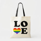 Tote Bag Aimer Rainbow Pride (Devant)