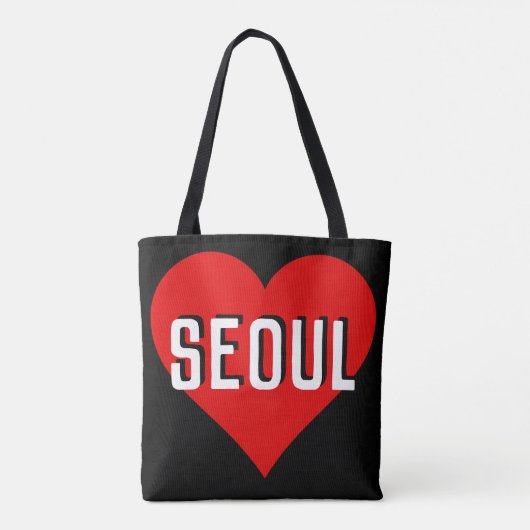 Tote Bag Aimer Séoul Corée (Dos)