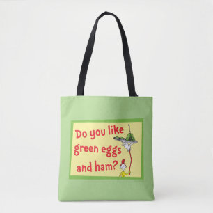 Tote Bag Aimes-tu les œufs verts et le jambon ?