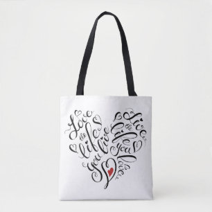 Tote Bag Aimez la vie où vous vivez