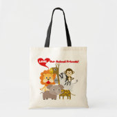 Tote Bag Aimez nos amis animaux (Devant)