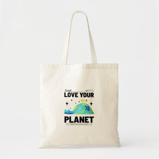 Tote Bag Aimez votre planète (Devant)