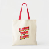 TOTE BAG AIMEZ VOUS LA VIE (Devant)
