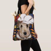 TOTE BAG AIREDALE TERRIER (De près)