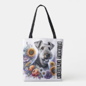 Tote Bag Airedale Terrier (Dos)