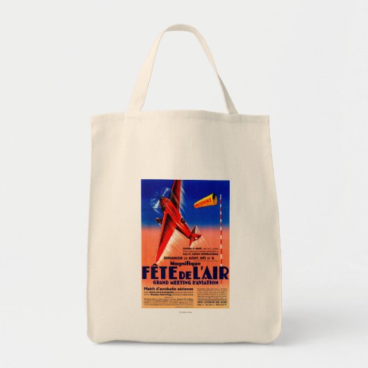 Tote Bag Airshow avec Haryse Hilsz Poste Promotionnelle (Devant)
