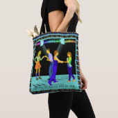 Tote Bag Ajouter de danseurs d'oscillation aux projecteurs (De près)