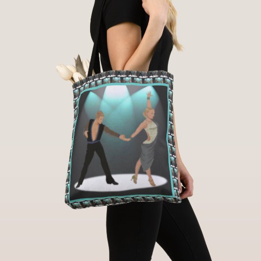 Tote Bag Ajouter latins de danseurs de salle de bal aux (De près)