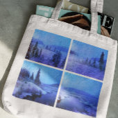Tote Bag Ajouter quatre photos carrées