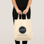 Tote Bag Ajouter un logo d'entreprise et un site Web Custom (Devant (produit))