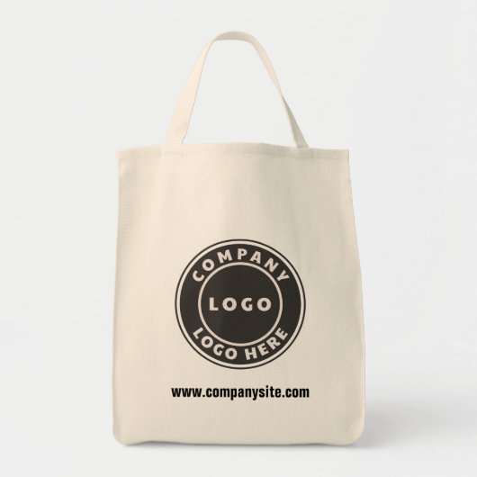 Tote Bag Ajouter un logo d'entreprise et un site Web Person (Devant)