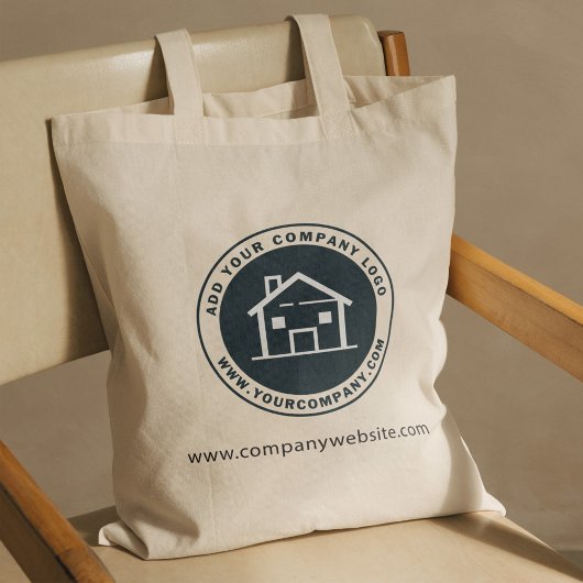 Tote Bag Ajouter un logo d'entreprise personnalisé Adresse