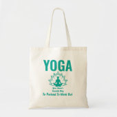 Tote Bag Ajouter un nom Changer n'importe quel texte, YOGA  (Devant)