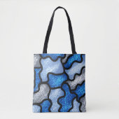 Tote Bag Ajouter un nom Danseur Blue Camo #2 (Devant)