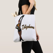 Tote Bag Ajouter un nom style paradis #1 (De près)