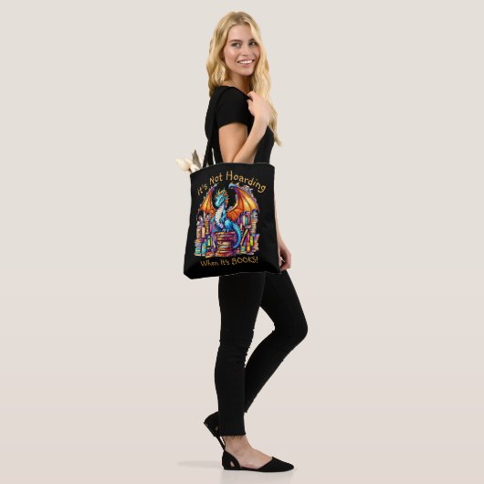 Tote Bag Ajouter un nom Texte, Dragon Not Hoarding When It' (Sur le modèle)