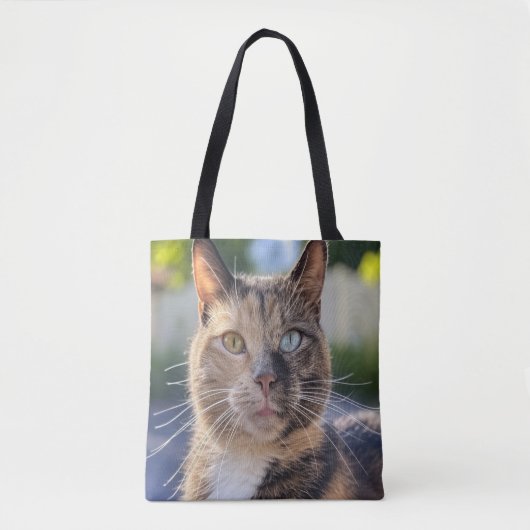 Tote Bag Ajouter une Personnaliser photo de chat (Devant)