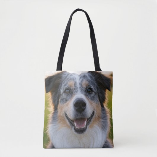 Tote Bag Ajouter une Personnaliser photo pour animaux domes (Devant)