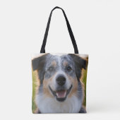Tote Bag Ajouter une Personnaliser photo pour animaux domes (Dos)