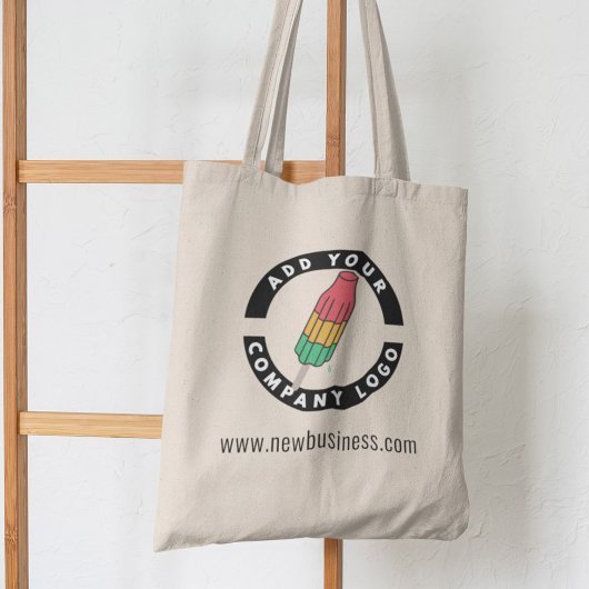 Tote Bag Ajouter votre entreprise Logo Adresse du site Web 