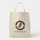 Tote Bag Ajouter votre logo d'entreprise Nouveau employé (Dos)