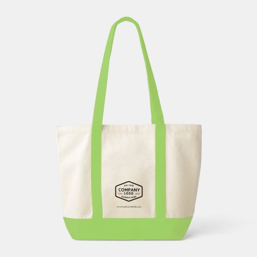 Tote Bag Ajouter votre logo et votre site Web Nouveau emplo (Dos)