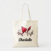 Tote Bag Ajouter Votre Nom Sur Grand Piano Book Sketch (Devant)