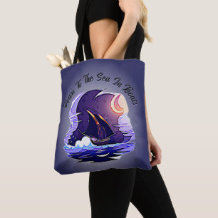 Tote Bag Ajouter Votre Nom Votre Texte, Bateau À Voile, Nua
