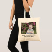 Tote Bag Ajouter votre photo et texte simple (Devant (produit))