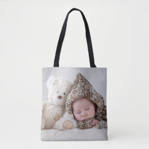 Tote Bag Ajouter votre propre photo à deux côtés person