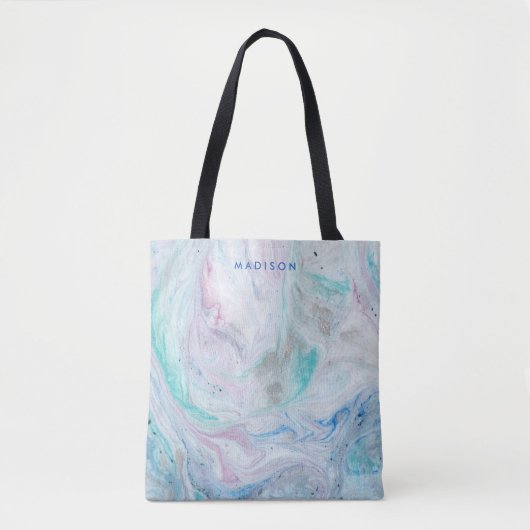 Tote Bag Ajoutez votre marbre nommé I de | (Devant)