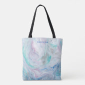 Tote Bag Ajoutez votre marbre nommé I de | (Dos)