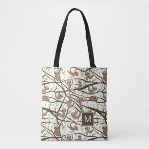 Tote Bag Ajoutez votre motif   de sourire initial de