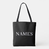 Tote Bag Ajoutez Votre Nom (Dos)