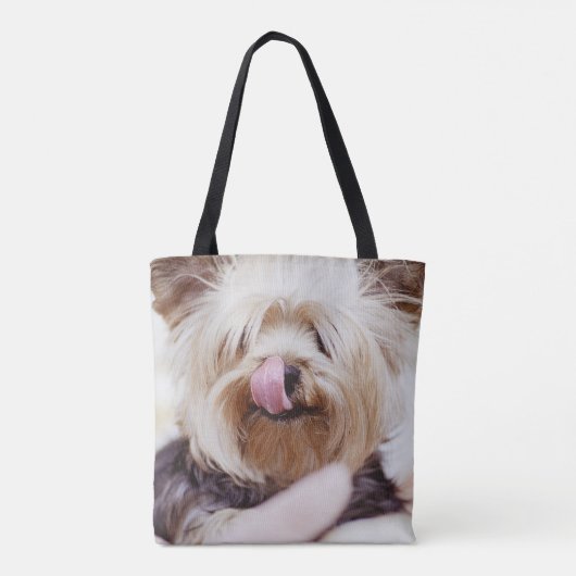 Tote Bag Ajoutez votre photo de chien préférée sur tous les (Dos)