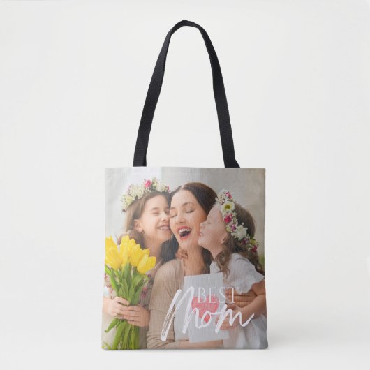 TOTE BAG AJOUTEZ VOTRE PHOTO MEILLEURE MÈRE (Devant)