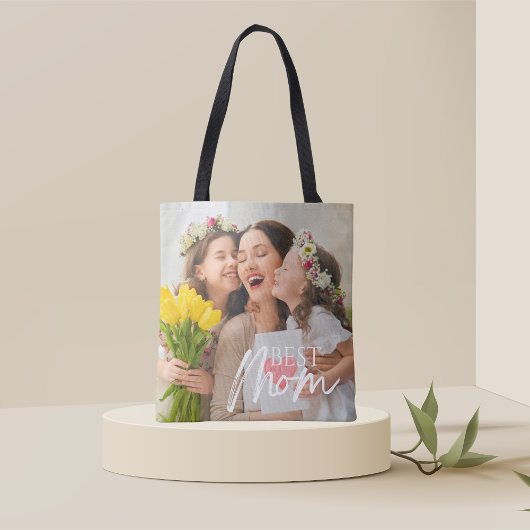 TOTE BAG AJOUTEZ VOTRE PHOTO MEILLEURE MÈRE