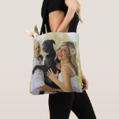 Tote Bag Ajoutez votre photo personnalisée sur un tote rect (De près)