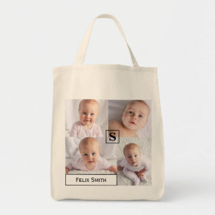 Tote Bag Ajoutez votre propre monogramme personnalisé par
