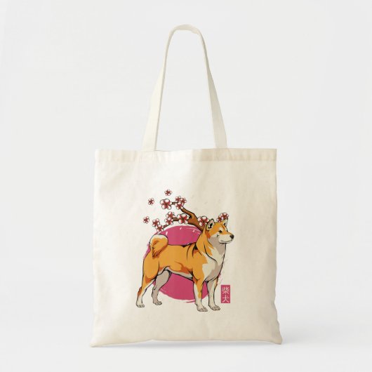 Tote Bag akita shiba inu (Devant)