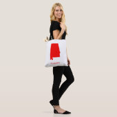 Tote Bag Alabama minimal États-Unis (Sur le modèle)