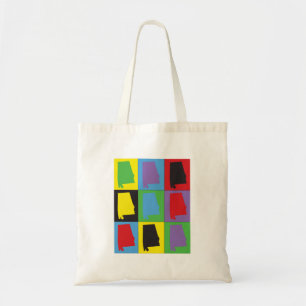 Tote Bag Alabama Pop Art