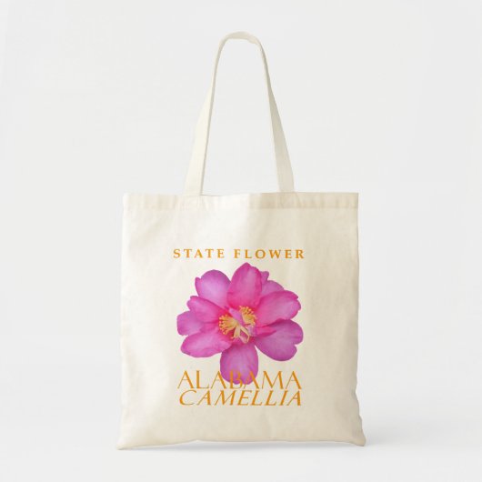 Tote Bag Alabama Territory Flower Camellia Sasanqua (Devant)