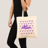 Tote Bag Alan en violet (Devant (produit))