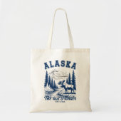 Tote Bag Alaska Nature Escape with Moose (Devant)