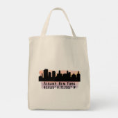 Tote Bag Albany NY City Skyline (Dos)
